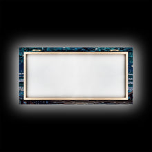 Carregar imagem no visualizador da galeria, Full Moon Over Beach &amp; Ocean Waves - Framed Canvas Print - Lighthouse and Beach Art - Lakehouse Art - Beach House - Living Room Decor
