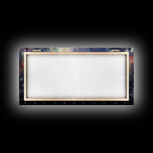 Carregar imagem no visualizador da galeria, Forest Fire Abstract, Forest Landscape Wall Art, Framed Canvas Print, Pine Tree Canvas, Pine Tree Artwork, Pine Tree Canvas Art, Wall Decor
