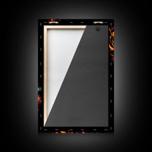 Load image into Gallery viewer, Phoenix In Flames, Retribution, Framed Canvas Print, The Phoenix, Framed Wall Art, Original Painting Phoenix, Fire Chicken
