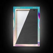 Load image into Gallery viewer, Cute Kawaii Kitten, Anime Style Art, Framed Canvas Print, Framed Art, Cat Portrait, Cartoon Cat
