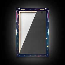 Load image into Gallery viewer, Cute Kawaii Kitten, Anime Style Art, Framed Canvas Print, Framed Art, Cat Portrait, Cartoon Cat, Kawaii Artwork
