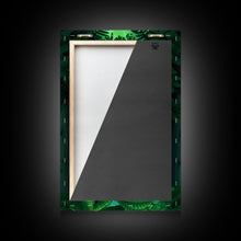 Load image into Gallery viewer, Dragonfly Wall Art, Nature Wall Decor, Woods, Trees, Green Art, Minimalist Print, Wall Decor, Canvas Print, Wall Art, Framed Canvas
