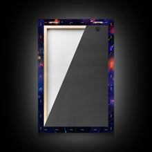 Load image into Gallery viewer, Galaxy Disco Ball, Framed Canvas Print, Music Studio Decor, Graduation Gift
