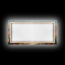 Cargar imagen en el visor de la galería, Flower Wall Art, Desert Landscape Wall Art, Mountain Art, Palm Trees Art, Tropical Art, Panoramic Art, Wall Art, Canvas Art, Landscape Art
