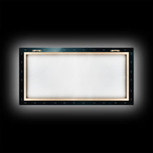 Cargar imagen en el visor de la galería, Cool Scifi Wall Art, Scifi Art, Framed Canvas Print, The Space Cruiser, Gull Wing Space Ship, Unique Art, Alien Wall Art
