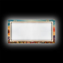 Load image into Gallery viewer, Desert Landscape, Palm Tree Wall Art, Sunset Wall Print, Panoramic Art, Wall Art, Canvas Art, Landscape Art, Thank You Gift, Home Décor
