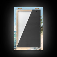 Carregar imagem no visualizador da galeria, Beach Wall Art, Palm Trees Wall Print, Seashore Wall Art, Tropical Art, Canvas Print, Wall Art, Vertical Art, Living Room Prints, Room Decor
