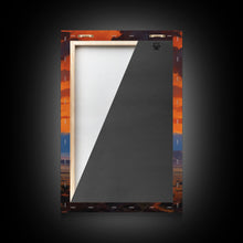 Load image into Gallery viewer, Cowboy Silhouette Wall Art, Western Wall Decor, Sunset Wall Art, Canvas Print, Wall Art, Vertical Art, Teen Boy Wall Art, Rustic Wall Decor
