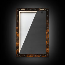 Carregar imagem no visualizador da galeria, Fall Omens - Spooky Ghost In A Pumpkin Patch, Halloween Decor, Fall Art, Framed Canvas Print, Spooky Halloween Decor
