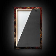 Load image into Gallery viewer, The Macabre Circus, Halloween Canvas Print / Framed Canvas, Victorian Gothic Oil Painting Print, Circus Decor, Macabre Horror Prints
