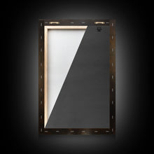 Load image into Gallery viewer, Ghost Wearing A Top Hat, Victorian Gentleman Ghost, Framed Canvas Print, Halloween Canvas Art, Unique Spooky Decor, Gothic Dark Academia Art
