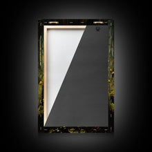 Carregar imagem no visualizador da galeria, Forest Wall Art, Mushroom Art Print, Trees Art, Canvas Print, Wall Art, 3 Piece Wall Art, Modern Home Decor, Above Bed Art, Indie Room Decor
