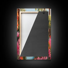 Carregar imagem no visualizador da galeria, Floral Art Print, Palm Trees Art, Desert Wall Art, Mountain Art, Canvas Print, Wall Art, 3 Piece Wall Art, Gift For Coworker, Western Decor
