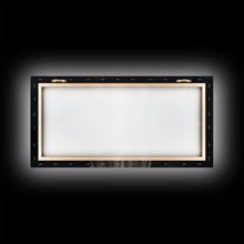 Cargar imagen en el visor de la galería, Cute Ghost Holding Candles, Framed Canvas Print, Dark Academia Wall Art, Victorian Oil Painting Style Halloween Wall Art, Ghost Print
