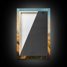 Carregar imagem no visualizador da galeria, A lone tree in a Texas field, Canvas print, Texan art, Prairies, fields and grass, 3 Piece Wall Art, Ready To Hang Canvas Print
