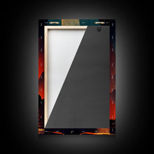 Carregar imagem no visualizador da galeria, Art Deco Brutalist Architecture, Dystopian, 3 Piece Wall Art, Ready To Hang Canvas Print, Beautiful Living Room Wall Art Decor
