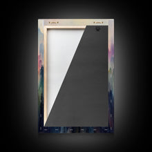 Load image into Gallery viewer, Dramatic Watercolor Sunset Landscape Abstract, Landscape Art, 3 Piece Canvas Decor, 3 Piece Wall Art, Ready To Hang Canvas Prints
