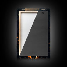 Load image into Gallery viewer, Dystopian Art, City, Urban Art, Cityscape Art, Canvas Print, Wall Hanging, Portrait Art, Gift For Coworker, Video Game Art, Tiny House Decor
