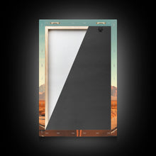 Load image into Gallery viewer, Desert Landscape, Desert Wall Art, Mountains Wall Art, Canvas Print, Wall Hanging, Portrait Art, Home Decor Prints, Office Wall Decor
