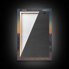 Carregar imagem no visualizador da galeria, Campfire Wall Art, Beach Wall Art, Coastal Print, Canvas Print, Wall Hanging, Portrait Art, Minimalist Wall Art, Ocean Art, Military Gift
