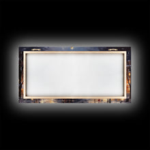 Cargar imagen en el visor de la galería, Christmas Village Winter Wonderland Wall Art Framed Canvas Print -  Christmas Wall Art - First Christmas - Christmas Tree Art Holiday Decor
