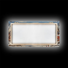 Cargar imagen en el visor de la galería, Christmas Tree In Town Square Framed Christmas Wall Art - Framed Christmas Art - Canvas Art - St. Nicholas - Winter Wonderland Centerpiece
