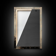 Cargar imagen en el visor de la galería, Christmas Cat In A Christmas Hat, Farmhouse Christmas, Farmhouse Decor, Framed Canvas Print, Seasonal Wall Art, Winter Decor, Christmas Art
