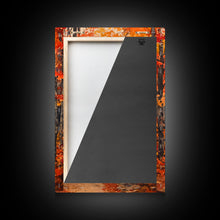 Load image into Gallery viewer, Cowboys Riding Into Town On Thanksgiving, Western Fall Decor, Framed Canvas Print, Autumn Outdoor Decor, Christmas poster
