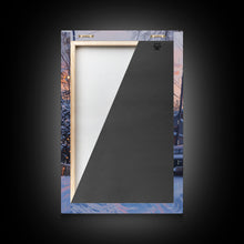 Load image into Gallery viewer, Cozy Neighborhood Christmas Evening with Snowmen and Festive Lights, Perfect for Framed Canvas Print and Holiday Wall Art
