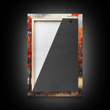 Carregar imagem no visualizador da galeria, Fall Decor, Barn Amongst The Falling Leaves, Farmhouse Decor, Fall Art, Autumn Decor, Thanksgiving Seasonal Wall Art
