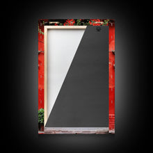 Cargar imagen en el visor de la galería, Change1 Indian Wall Art, Colorful Indian Doors, Framed Canvas Print, Painting Print, Traditional Hindu Architecture, Ready To Hang
