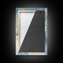 Load image into Gallery viewer, Cowboy Walking in Snow Scene Framed Canvas Print - Moody Landscape Art for Winter Home Decor 2024 Rustic Winter Wall Art
