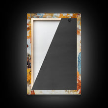 Load image into Gallery viewer, Cowboy and Cowgirl Fall Scene Framed Canvas Print - 2024 Rustic Autumn Love Country Art Gift Idea Fall Wall Decor
