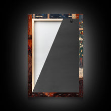 Load image into Gallery viewer, Cowboy in Snow with Coffee Framed Canvas Print - Winter Country Scene Art 2024 Cozy Christmas Wall Decor and Gift Idea
