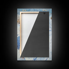 Load image into Gallery viewer, Cowboy Riding Horses in Snow Canvas Print, Winter Wall Art, Rustic Christmas Decor, Holiday Gift Idea, Seasonal Art, Framed Canvas Print
