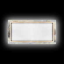 Cargar imagen en el visor de la galería, Christmas Barn Snow Sheep Canvas Print Christmas Farmhouse Decor Rustic Christmas Wall Art Framed Canvas Print Christmas Outdoor Decor
