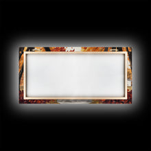 Carregar imagem no visualizador da galeria, Fall farmhouse pumpkin decor, autumn country home art, rustic fall wall print seasonal wall decor, framed canvas print, autumn farmhouse art
