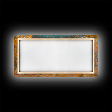 Load image into Gallery viewer, Cowboy Horse Autumn River Framed Canvas Print Perfect Above Sofa Fall Cowboy Art Moody Landscape Fall Western Wall Art
