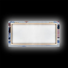 Load image into Gallery viewer, Cute Cowgirl and Her Pink Truck, Framed Canvas Print, Retro Pink Fall Decor, Wall Art Fall Home Decor, Ideal Gift Idea Rustic Seasonal Decor
