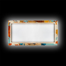 Load image into Gallery viewer, Cowgirl Having A Cup Of Joe, Framed Canvas Print, Farmhouse / Western Rustic Charm, Seasonal Art Piece to Warm Up Your Home Decor This Fall
