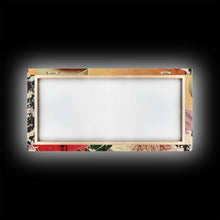 Carregar imagem no visualizador da galeria, Framed Canvas Print winter wonderland scene, snow-covered trees and a peaceful horizon, serene holiday wall art ideal rustic Christmas decor
