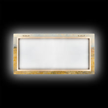 Load image into Gallery viewer, Cowboy On Snowy Path Framed Canvas Print Tall Art Winter Wonderland Western Christmas Decor Rustic Winter Wall Art Gift Cowboy Holiday Gift
