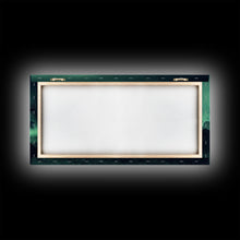 Carregar imagem no visualizador da galeria, Full Moon Over A Haunted Cemetery At Night, Spooky Creepy Graveyard, ready to hang canvas print wall art, Halloween Art
