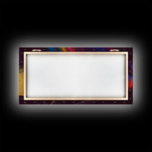 Load image into Gallery viewer, Box car graffiti art, wall decor, train box car, ready to hang canvas print wall art, rainbow train wall art
