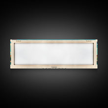 Cargar imagen en el visor de la galería, Belgrade Serbia Panoramic Travel Poster, Framed Canvas Print or Metal Wall Art, Travel Art, Home Decor, Panoramic Painting, Midcentury Art
