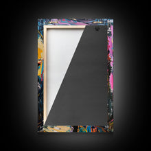 Load image into Gallery viewer, Halloween Ghostly Figure with Lantern Framed Canvas Print, Spooky Wall Art, Home Decor, Haunted Decor, Gift Idea, Night Haunt
