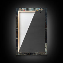 Load image into Gallery viewer, Ghostly Bride in Abandoned Church Framed Canvas Print | Halloween Bride Art | Eerie Bride Decor for Home | Haunted Wedding Artwork
