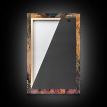 Load image into Gallery viewer, Skeleton Bride in Floral Arch Framed Canvas Print | Halloween Bride Art | Spooky Bride Decor for Home | Gothic Wedding Artwork
