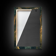 Load image into Gallery viewer, Creepy Nun Canvas Print - Halloween Art, Scary Art, Spooky Home Decor, Creepy Portrait, Gothic Wall Art, Halloween Decor Framed Canvas Print
