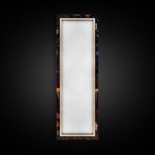 Load image into Gallery viewer, Dia De Los Muertos Sugar Skull Canvas Painting, Gothic Wall Art Print, Skinny Framed Canvas Art, Colorful Day of The Dead Poster Art
